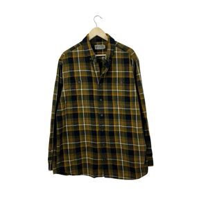 Duluth Trading 2XL Flannel Button Shirt Relaxed Fit Long Sleeve Mens